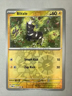 Pokemon TCG * SV White Flare * 031/086 Blitzle Common * REVERSE HOLO * FRESH PK - Image 1
