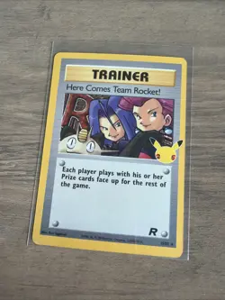 POKEMON CELEBRATIONS JESSIE & JAMES HERE COMES TEAM ROCKET 15/82 NM CONDITION - Image 1