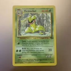 Victreebel Pokemon Card 32/130 Base Set 2 Non Holo Rare Unlimited Vintage - Image 1