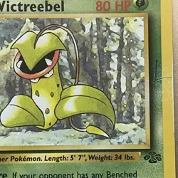 Victreebel Pokemon Card 32/130 Base Set 2 Non Holo Rare Unlimited Vintage - Image 5