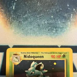 Nidoqueen 12/130 Holo Base Set 2 Pokemon Card WOTC MP! - Image 2