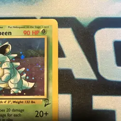 Nidoqueen 12/130 Holo Base Set 2 Pokemon Card WOTC MP! - Image 3