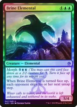 Brine Elemental FOIL Masters 25 PLD Blue Uncommon MAGIC MTG CARD ABUGames - Image 1