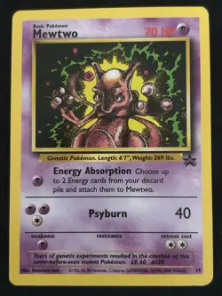 pokemon card 1999-2000 Mewtwo 14/53 Wotc Promo Regular - Image 1