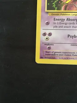 pokemon card 1999-2000 Mewtwo 14/53 Wotc Promo Regular - Image 3