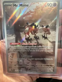 Mr. Mime 179/165 Scarlet & Violet Holo English Pokemon TCG Card - Image 1