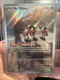 Mr. Mime 179/165 Scarlet & Violet Holo English Pokemon TCG Card - Image 2