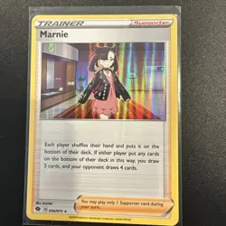 Marnie 056/073 Pokemon Champion's Path Rare Near Mint Holo Card - Image 1