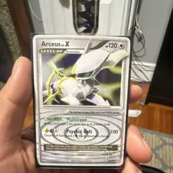 Pokemon Arceus LV.X Ultra Rare Holo Level Up Card 96/99 Arceus Set 2009 - Image 1