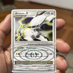 Pokemon Arceus LV.X Ultra Rare Holo Level Up Card 96/99 Arceus Set 2009 - Image 5