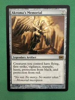 Magic the Gathering MTG Card: Akroma's Memorial 159/180 Future Sight Rare! NM - Image 1