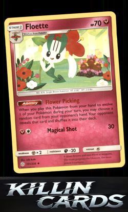 Floette 151/236 Pokemon Uncommon SM - Cosmic Eclipse Card NM - Image 1