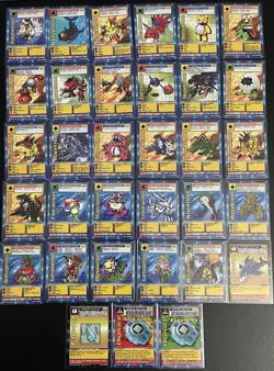 Digimon Bandai Trading Cards From 1999 “Booster 1” Collection - Image 1