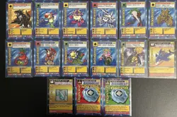 Digimon Bandai Trading Cards From 1999 “Booster 1” Collection - Image 2