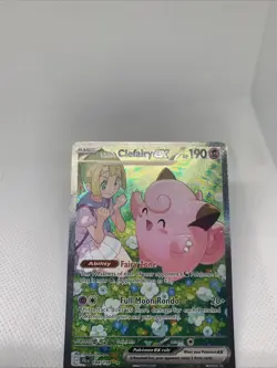 Pokemon TCG Lillie's Clefairy EX Journey Together Sir Card 184/159 Mint Holo - Image 3