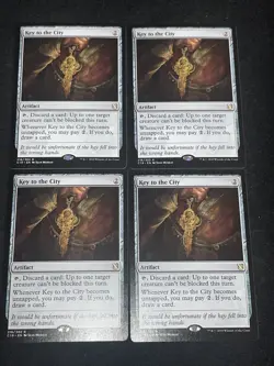 (Regular) x4x Key to the City C19 Commander 2019 Mtg - Image 1