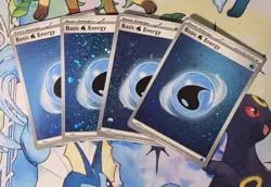 Water Energy - SVE003 - Pokemon 151 Cosmos Holo Rare Card NM Lot Of 4 - Image 1