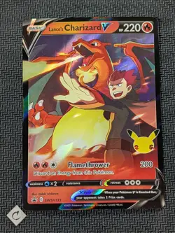 Lances Charizard V SWSH133 - Black Star Ultra Rare Promo Pokemon TCG NM - Image 1