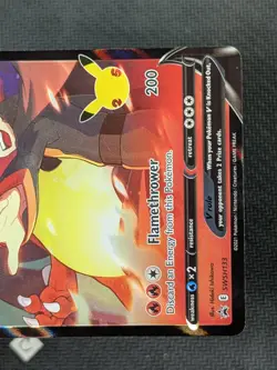 Lances Charizard V SWSH133 - Black Star Ultra Rare Promo Pokemon TCG NM - Image 5