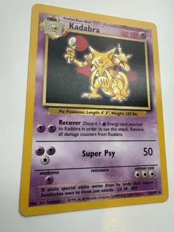 Pokemon TCG - Kadabra - 32/102 - Uncommon Unlimited - Base Set - Near Mint - Image 2