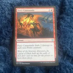Fiery Cannonade Ixalan XLN-143 Mint MTG Card - Image 1