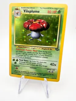 Pokemon TCG | Vileplume Holo Rare 15/64 Jungle Unlimited | LP/MP (c2) - Image 1
