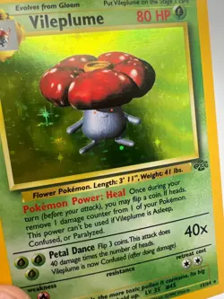 Pokemon TCG | Vileplume Holo Rare 15/64 Jungle Unlimited | LP/MP (c2) - Image 3