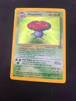 Pokemon TCG | Vileplume Holo Rare 15/64 Jungle Unlimited | LP/MP (c2) - Image 4