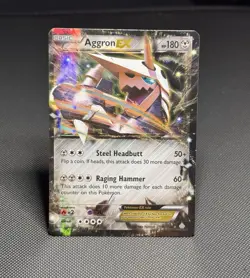 Pokemon TCG: Aggron EX 93/160 - Ultra Rare - Primal Clash - *LP* - Image 1