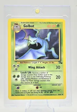 Pokemon TCG Golbat Fossil 34/62 Base Set 1995 Non Holo WOTC NM - Image 1