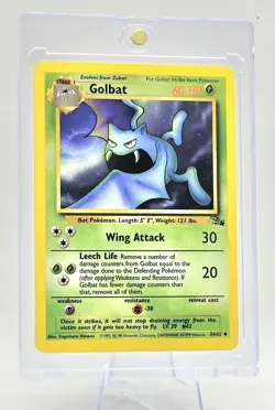 Pokemon TCG Golbat Fossil 34/62 Base Set 1995 Non Holo WOTC NM - Image 3