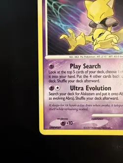 Pokemon TCG Abra 69/123 Common NM 2007 - Image 4