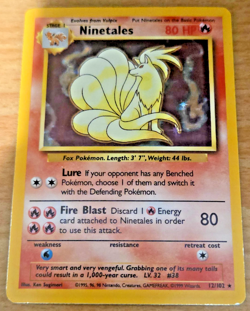 Pokemon TCG: Ninetales Holo Rare (Base Set) 12/102 - Image 1