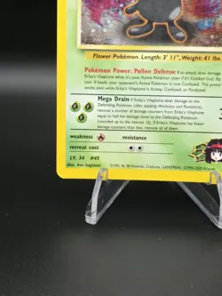 Erika's Vileplume Gym Heroes Holo Rare 5/132 Stage 2 80 HP 1999 English - Image 3
