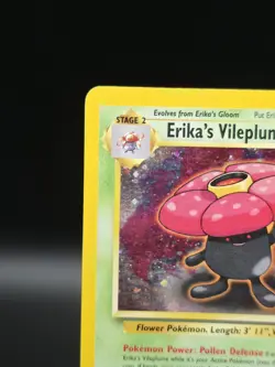 Erika's Vileplume Gym Heroes Holo Rare 5/132 Stage 2 80 HP 1999 English - Image 5