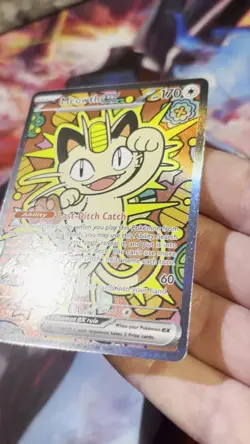 Pokemon TCG Meowth EX 121/088 SIR Perfect Order - Image 2