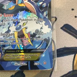 Pokemon TCG Team Aqua's Kyogre EX #6/34 Double Crisis Ultra Rare - Image 4