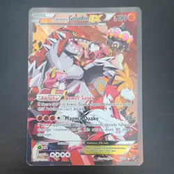Pokemon Team Magma's Groudon EX Ultra Rare Full Art Holo 15/34 - Image 1