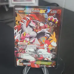 Pokemon Team Magma's Groudon EX Ultra Rare Full Art Holo 15/34 - Image 2