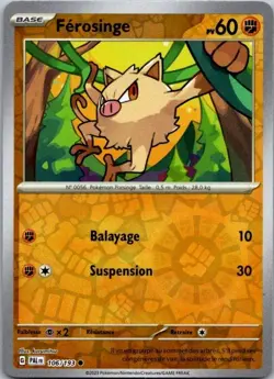 Carte Pokemon Ferosinge 106/193 Reverse - 2023 - Image 1