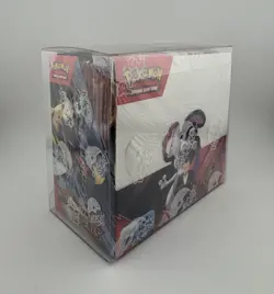 Pokemon Destined Rivals Booster Box Sealed w/ Semi Rigid Plastic Case - Image 2