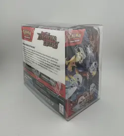 Pokemon Destined Rivals Booster Box Sealed w/ Semi Rigid Plastic Case - Image 4