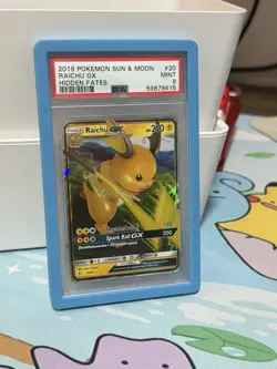 Raichu Gx 20/68 Hidden Fates Pokemon PSA 9 - Image 1