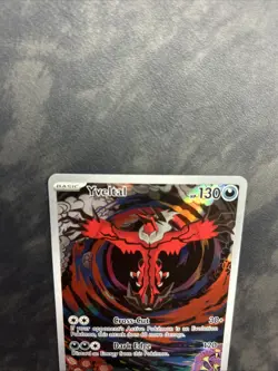 Pokemon TCG Yveltal 205/182 SV04: Paradox Rift Full Art Near Mint NM - Image 2