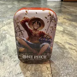 Bandai One Piece Card Game Tin Pack Set Vol.2 Luffy Artwork SEALED - Image 1