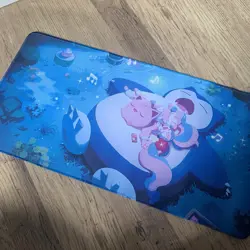 Snorlax Rubber Playmat Play Mat For Tcg Trading Card Game Pokemon Mouse Pad - Image 1