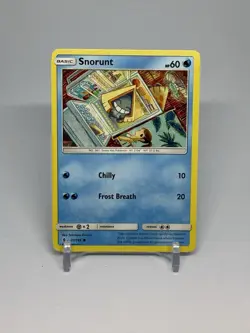 Pokemon TCG Snorunt Sun & Moon Guardians Rising 31/145 Regular Common Card NM - Image 1