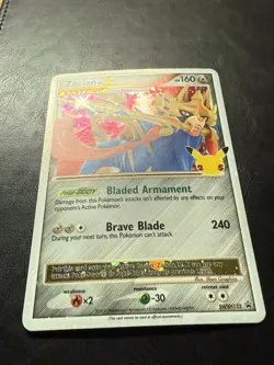 Zacian LV. X SWSH135 NM 2021 Pokemon Sword & Shield 25th Celebrations Promo Card - Image 3
