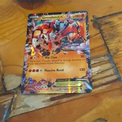 Primal Groupon EX Holo Pokemon Card 85/160 2015 Pokemon - Image 1