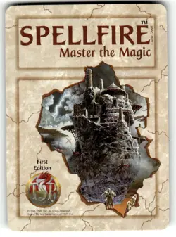 Spellfire CCG Common Card Ice Storm - 1st Edition 380 of 400 NM - Image 2